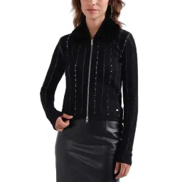 Elle Black Embellished Jacket-picture-31