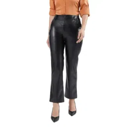 Elle Black Mid Rise Trousers-picture-27