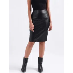Elle Black Pencil Skirt-picture-18