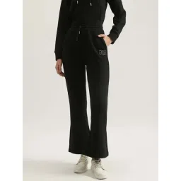 Elle Black Plain Trousers-picture-31