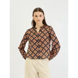 Elle Black Printed Shirt-picture-44