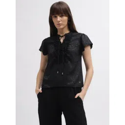 Elle Black Printed Top-picture-39