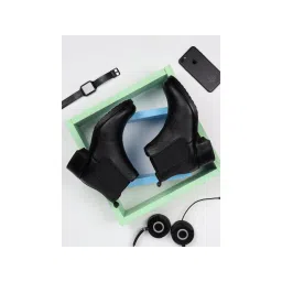 ELLE Black Women Slip On Chelsea Boots-picture-41