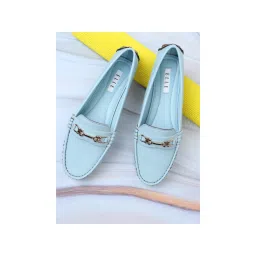 ELLE Blue Women Slip On Loafers-picture-26