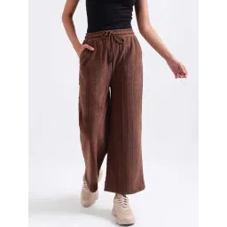 Elle Brown Plain Sweat Pants-picture-47