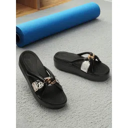 ELLE Colourblocked Flatform Heels-picture-36