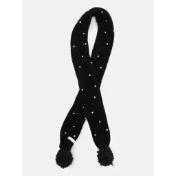 Elle Girls Black Embellished Scarf-picture-37