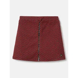 ELLE Girls Printed A-Line Mini Skirt-picture-18