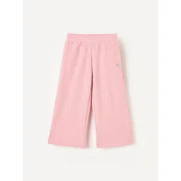 ELLE Girls Textured Mid-Rise Flared Box Pleat Trousers-picture-11