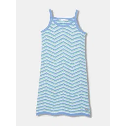 Elle Kids Ice Blue Cotton Dress-picture-19