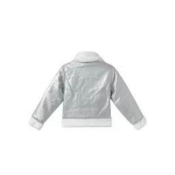 Elle Kids Silver Solid  Jacket image 2