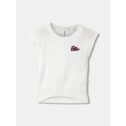 Elle Kids White Cotton Logo Top-picture-20