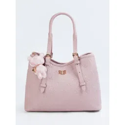 Elle Lilac Lavender Logo Handbag-picture-46