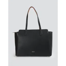 Elle Logo Black Shoulder Handbag-picture-29