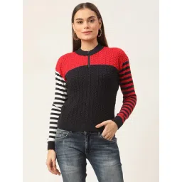 Elle Multicolor Round Neck Sweater-picture-40