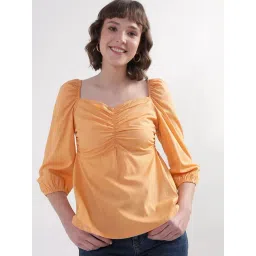 Elle Peach Regular Fit Top-picture-35