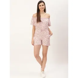 Elle Pink Printed Playsuit-picture-16