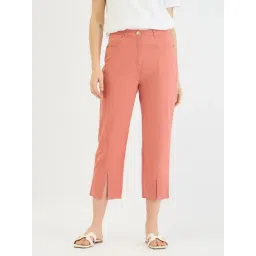 Elle Pink Solid Trousers-picture-13
