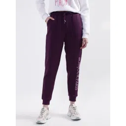 Elle Purple Regular Fit Mid Rise Sweat Pants-picture-25