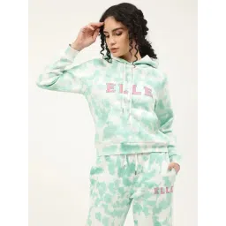 Elle Turquoise Tie - Dye Hoodie-picture-14