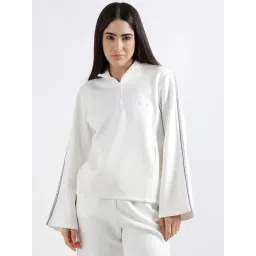 Elle White Plain Sweatshirt-picture-28