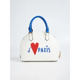 Elle White Printed Handbag-picture-40