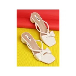 ELLE White Women Slip On Sandals-picture-14