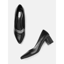 ELLE Women Black Solid Pumps-picture-37