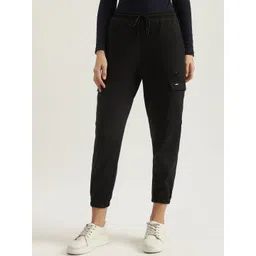 ELLE Women Cotton Joggers Trousers-picture-14