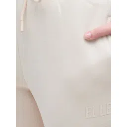 ELLE Women Cream Blended Solid Sweatpant image 4