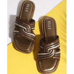 elle Women Embellished Slip-On Flat Sandals-picture-12