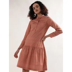 ELLE Women Geometric Print Shirt Dress-picture-38