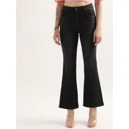 ELLE Women High-Rise Cropped Cotton Jeans-picture-19