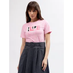 ELLE Women Printed T-shirt-picture-40