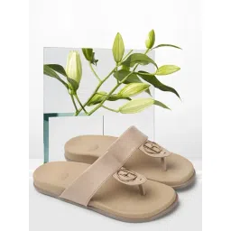 Elle Women's Beige Thong Sandals-picture-21