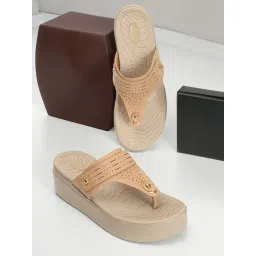 Elle Women's Beige Thong Sandals-picture-41