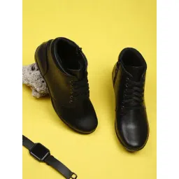 Elle Women's Black Casual Booties-picture-38