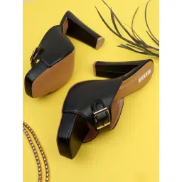 Elle Women's Black Casual Sandals-picture-20