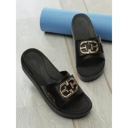 Elle Women's Black Casual Sandals-picture-23