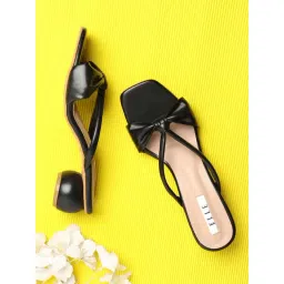 Elle Women's Black Casual Sandals-picture-10