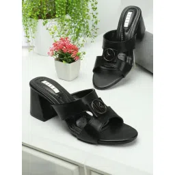 Elle Women's Black Casual Sandals-picture-32