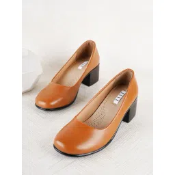 Elle Women's Camel Casual Pumps-picture-16