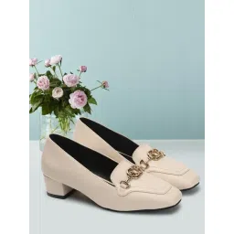 Elle Women's Cream Casual Pumps-picture-28