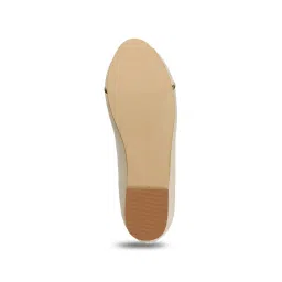 Elle Women's Cream Peeptoe Shoes image 5