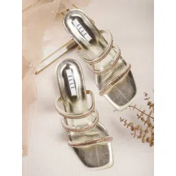 Elle Women's Gold Casual Sandals-picture-43