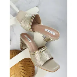 Elle Women's Gold Ethnic Sandals-picture-16