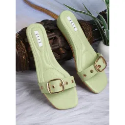 Elle Women's Green Casual Wedges-picture-19