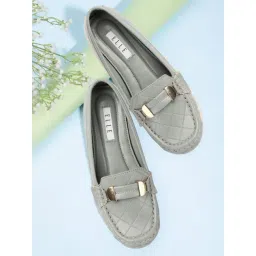 Elle Women's Grey Casual Loafer-picture-36