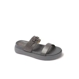 Elle Women's Grey Casual Sandals image 3