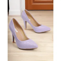 Elle Women's Lavender Stiletto Pumps-picture-20